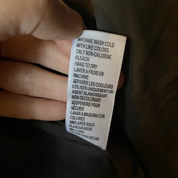 JAMES PERSE brown anorak utility rain jacket sz 3 - Picture 11 of 15